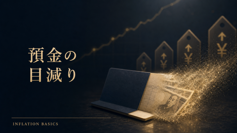 なぜ銀行に預けるだけで“じわじわ損”するのか｜インフレと円の価値をやさしく解説