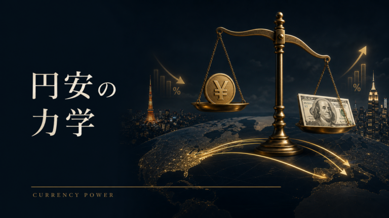 円安はなぜ起きる?初心者が知るべき「通貨の力関係」