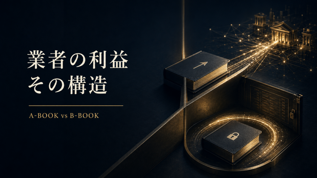 A-bookとB-bookの違い｜海外FXの「あなたの負け＝業者の利益」という構造を暴く